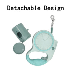 Dog Leash With LED Lights And Garbage