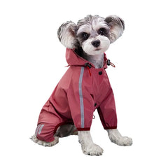 Dog Raincoat Reflective Waterproof Pet For Maltese