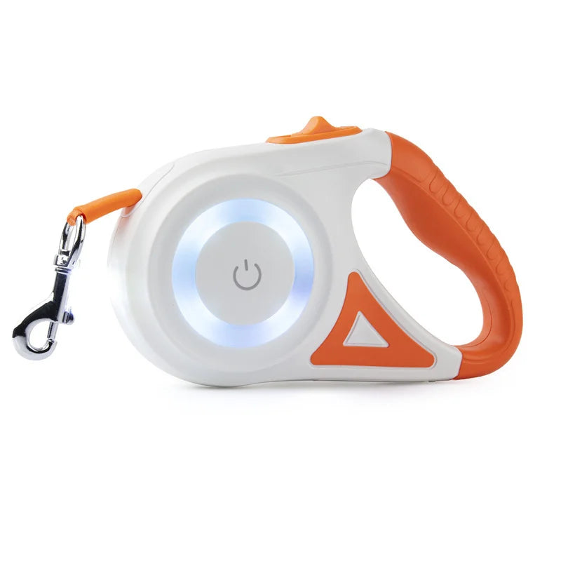 5M Automatic Retractable Dog Leash With LED