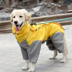 Waterproof Dog Raincoat Hoodie Jacket Rain Poncho