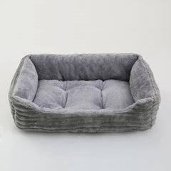 Bed For Dog Cat Pet Square Plush