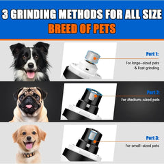 Electric 2Speed Dog Nail Grinder With Dual