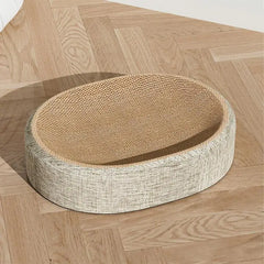Oval Shape Scratch Pad For Cats Sisal