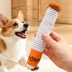 Interactive Plush Dog Toys Creative Cigarette Funny
