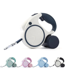Dog Leash With LED Lights And Garbage