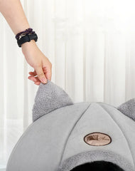 Pet Bed With Cat Ears For Small