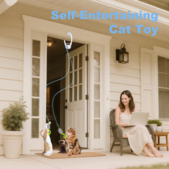 Cat Toys Electric Door Hanging Interactive USB