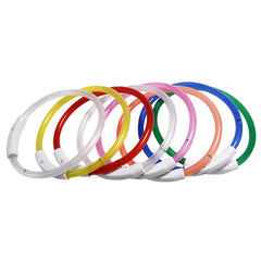 LED Dog Collar USB Rechargeable Glowing Night