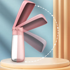 550Ml Fold Dog Water Bottle Twist Open