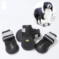 Reflective Dog Shoes Sneaker Waterproof Anti Skid