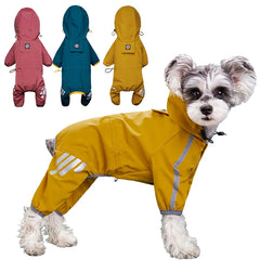 Dog Raincoat Reflective Waterproof Pet For Maltese