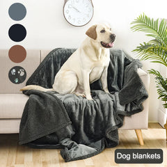Double-Sided Pet Waterproof Blanket ,Soft Thickened Flannel