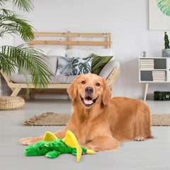 Dog Plush Toys Cute Dinosaur Shape Squeaky