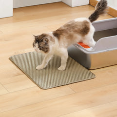 1Pc Large Size Cat Litter Mat-Advanced Honeycomb