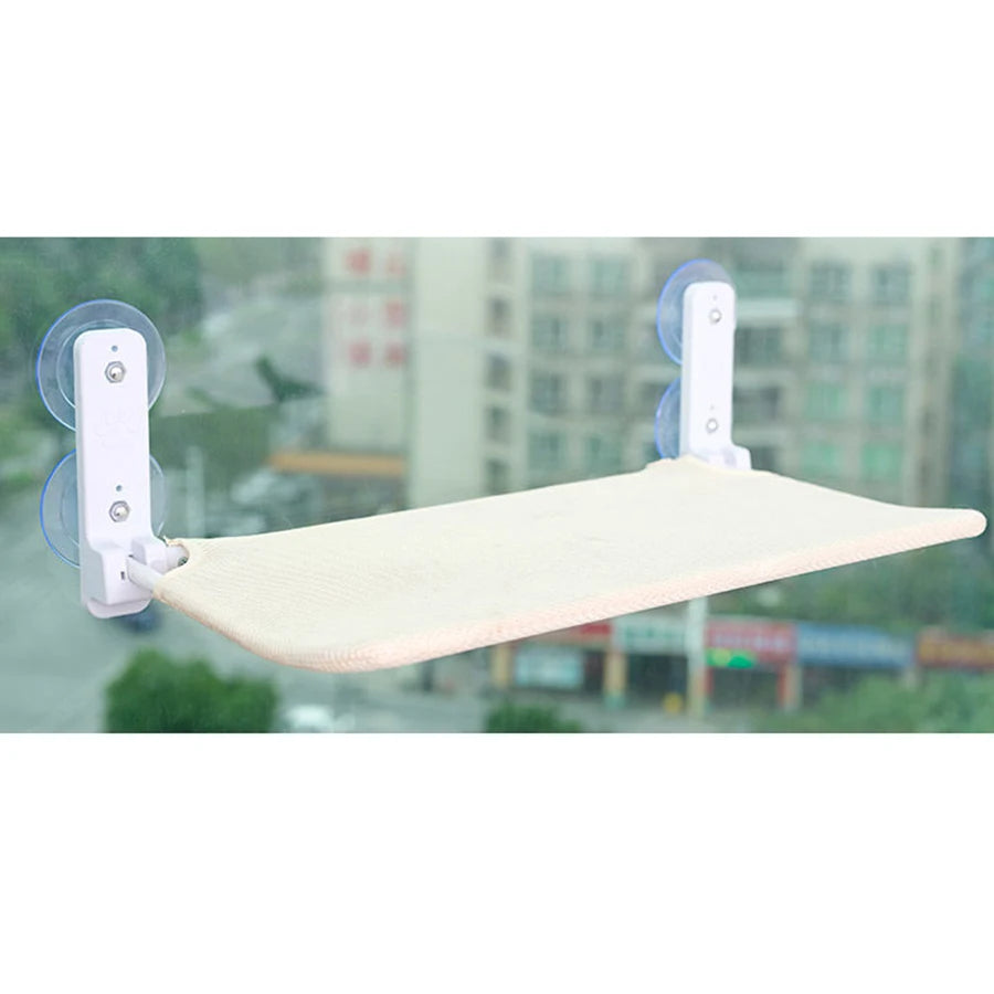 Assembly Free Folding Cat Hammock Plush Mesh