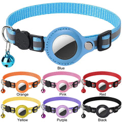 For Apple Airtag Pet Collar Reflective Kitten