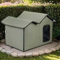 Cat Outdoor House Large Insulated Shelter Waterproof