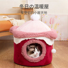 Pet Tent Cave Bed For Cats Small