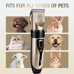 Low-Noise Professional USB Rechargeable Pet Grooming Tool