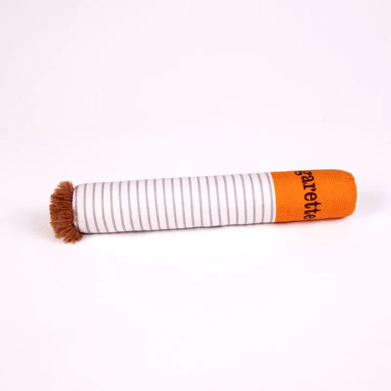 Interactive Plush Dog Toys Creative Cigarette Funny