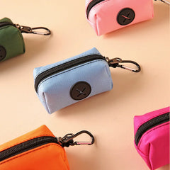 Canvas Dog Poop Bag Holder, Outdoor Pet