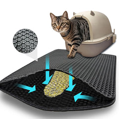 Eva Cat Litter Matdouble Layer Waterproof Mat