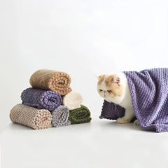 70X100Cm Ultra-Soft Fluffy Pet Blanket, Ideal