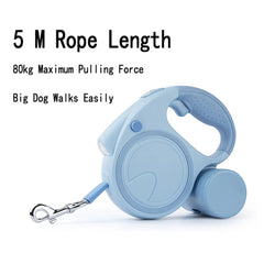 Dog Leash With LED Lights And Garbage