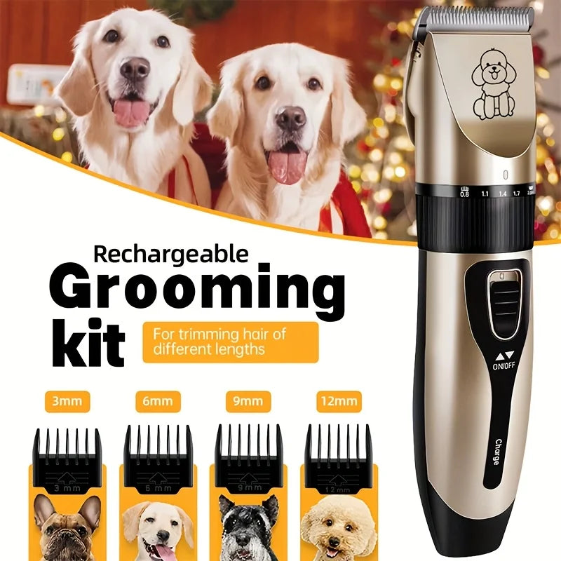 Low-Noise Professional USB Rechargeable Pet Grooming Tool