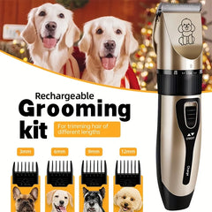 Low-Noise Professional USB Rechargeable Pet Grooming Tool