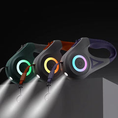 5M Automatic Retractable Dog Leash With LED