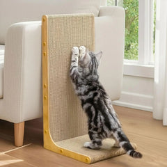 23 Inch L-Shape Cat Scratcher Wall Mounted