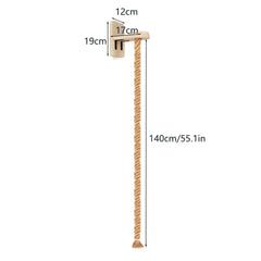 Cat Climbing Shelf And Rope Tree Wall