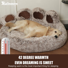 Kylinsure Round Plush Orthopedic Donut Dog Cat