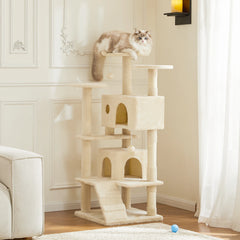 Jhk 54In Tall Multi-Level Cat Tree Tower