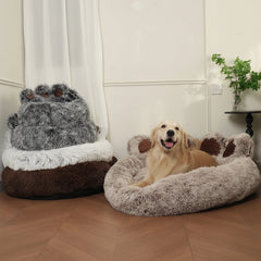 Kylinsure Round Plush Orthopedic Donut Dog Cat