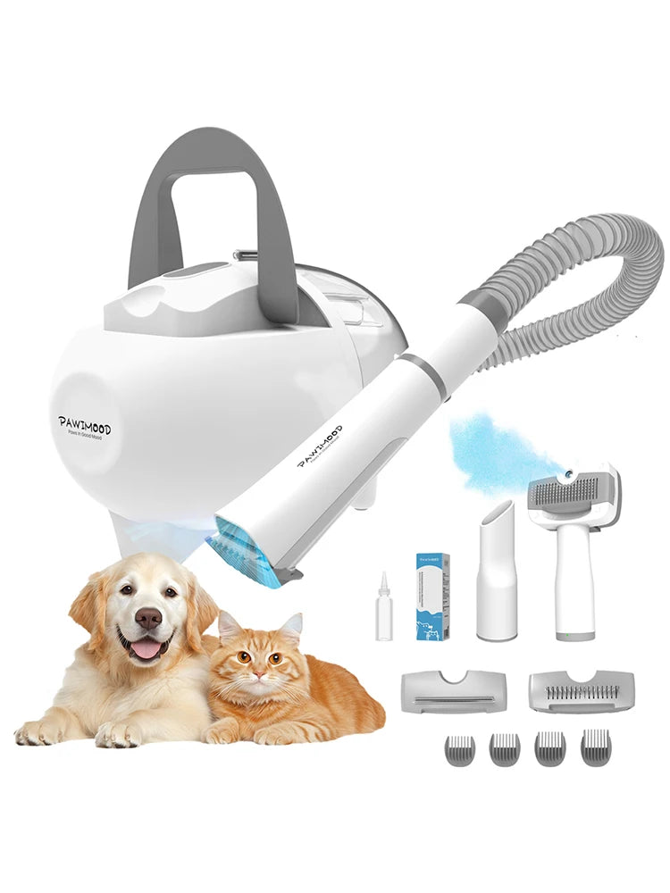 In Dog Cat Pet Grooming Vacuum Brush