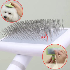 2Pcs Dog Brush Pet Hair Remover Massage