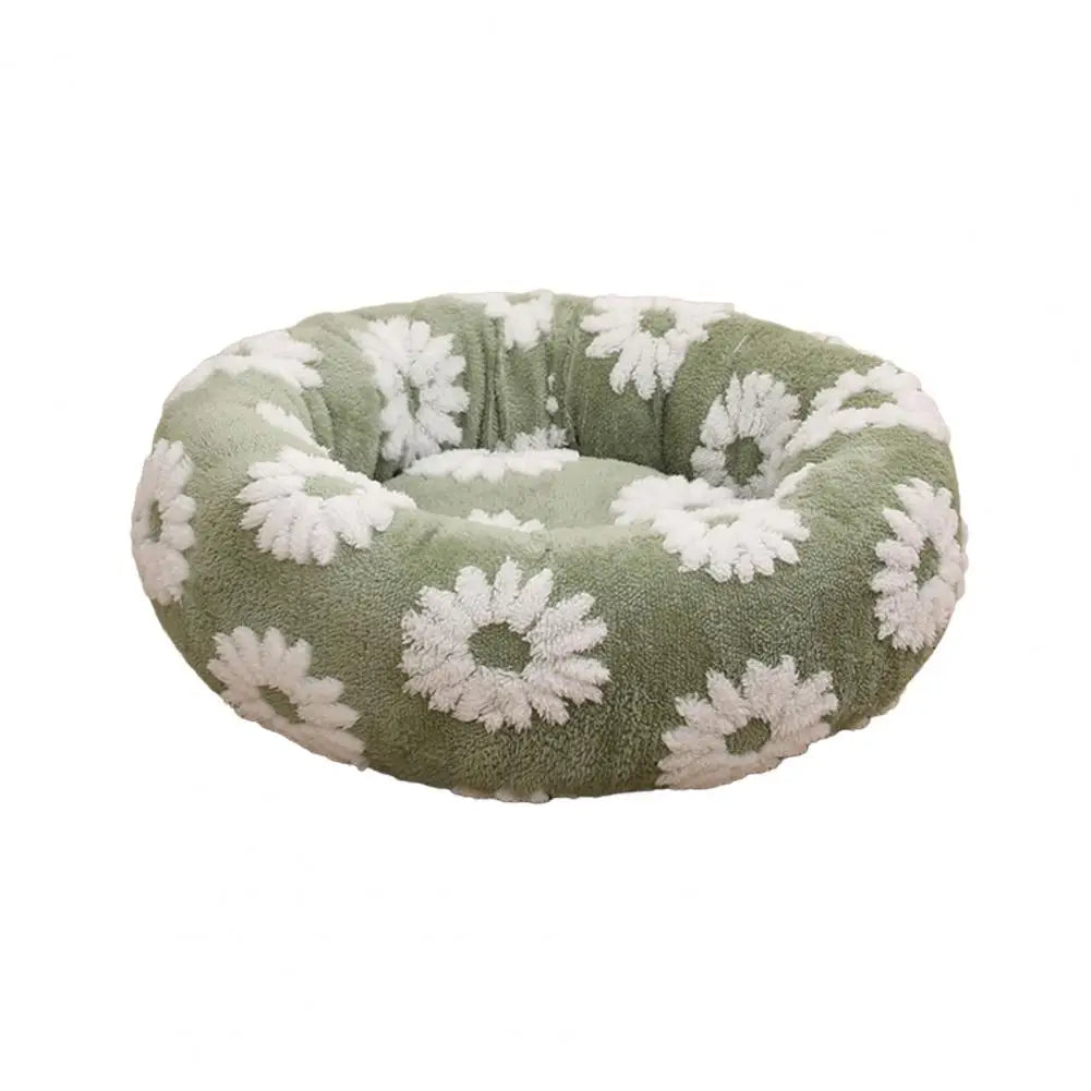 Donut Shape Dog Cat Nest Anti-Slip Pet