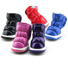 4-Piece/Set Pet Dog Winter Rain Shoes Waterproof