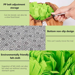 Pet Snuffle Mat For Dogs, Interactive Feed