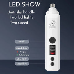 Professional Dog Nail Grinder Electric Pet Trimmer