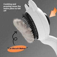 Self Cleaning Cat Brush Pet Grooming Tool