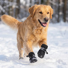 Pcs Dog Boots, Waterproof Warm. Paw Protectors