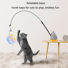 Chinchilla Cat Funny Stick Steel Wire Long