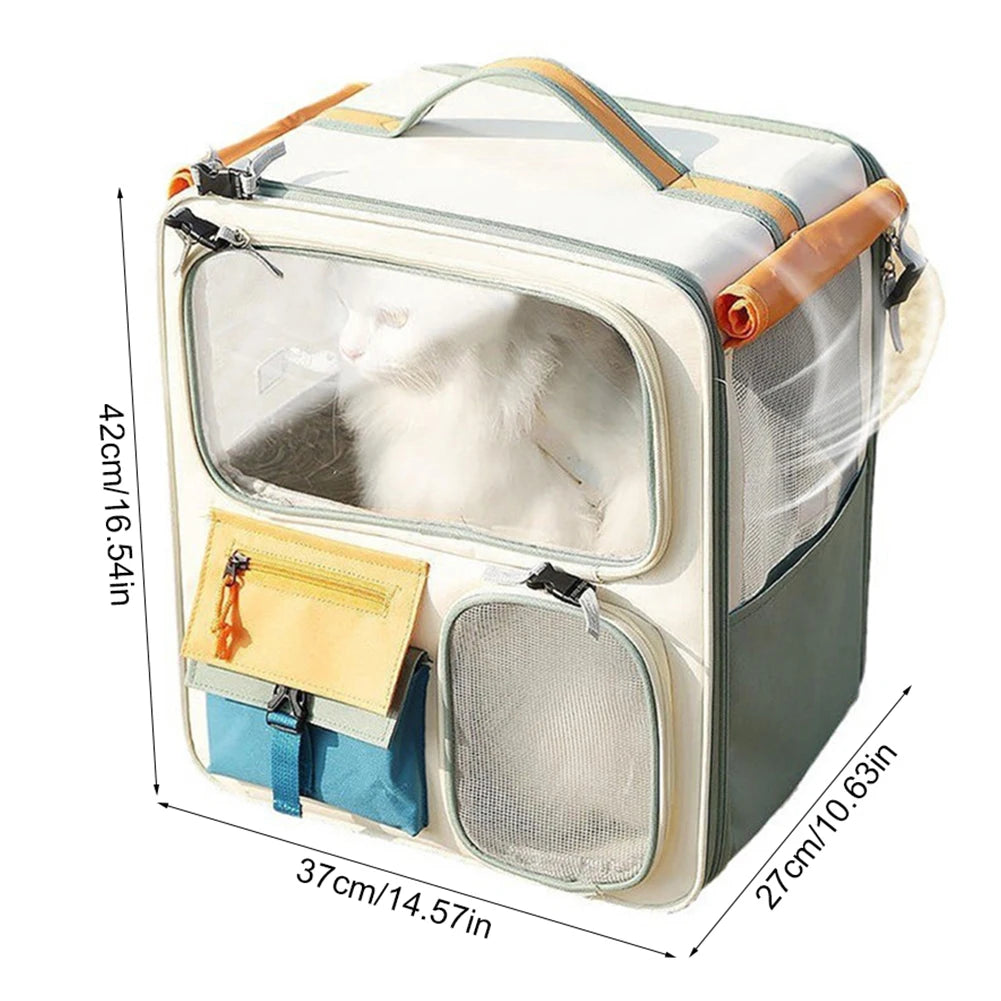 Dog Cat Travel Carrier Bag Large Capacity