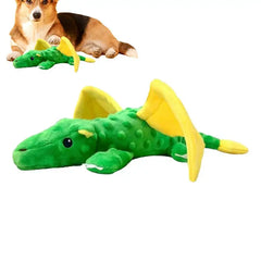 Dog Plush Toys Cute Dinosaur Shape Squeaky