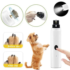New Electric Dog Nail Clippers Rechargeable USB