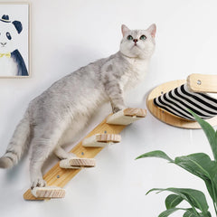 3Pcs Cat Hammock With Four Step Sisal