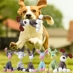 Squeaky Puppy Toys Plush Chew For Teething